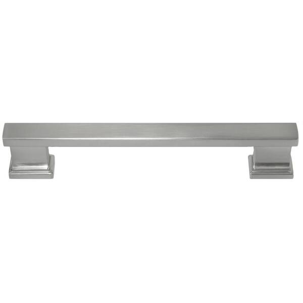 MNG Hardware Park Avenue 9 in. Center-to-Center Satin Nickel Bar Pull Cabinet Pull