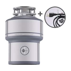 Evolution Excel Lift & Latch Quiet Series 1 HP Continuous Feed Garbage Disposal with Power Cord Kit