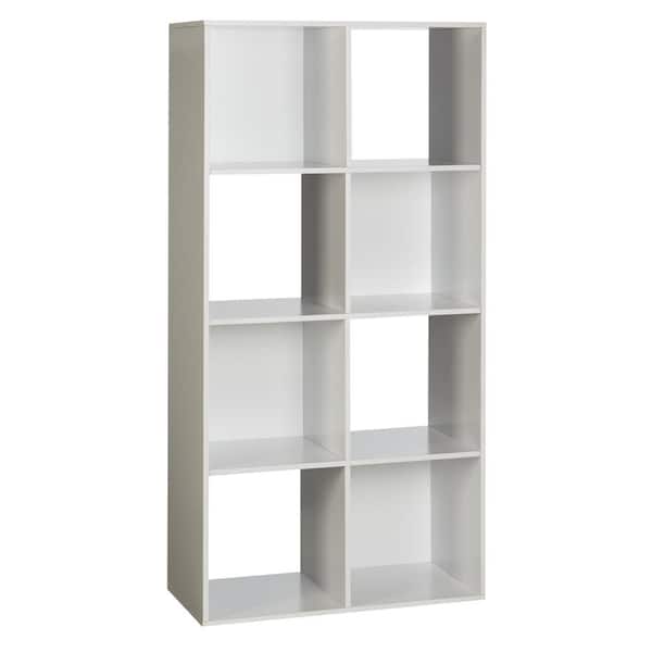 8 Shelf Cube Bookcase With Open Storage, Wall Mounted Box Shelves Argos