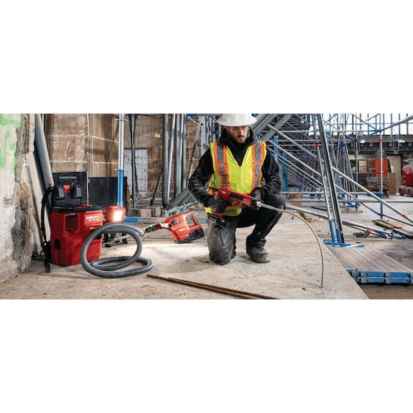 22-V NURON Li-Ion Cordless VC 4LX-22 2 Gal 2.47 PSI Dust Vacuum w/Hose, Filter and Fleece Bag (Battery Not Included)