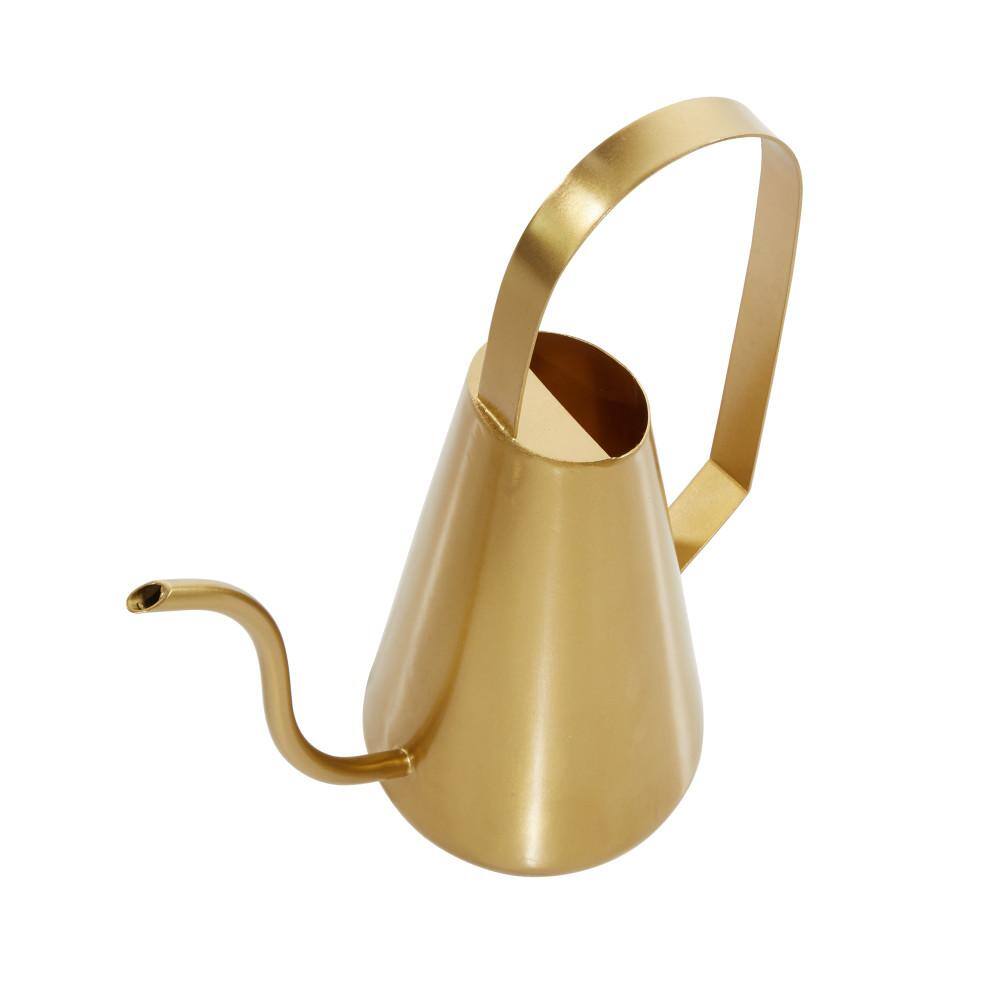 Glamorous Gold Metal Watering Can Planter Trio - Indoor/Outdoor Use