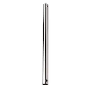 48 in. Polished Nickel Extension Downrod