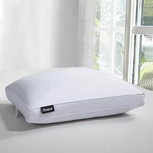 400 Thread Count Sateen Cotton European Goose Down Pillow - Firm King