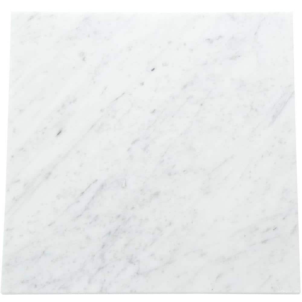 Daltile Natural Stone Collection Carrara White 12 In X 12 In Polished