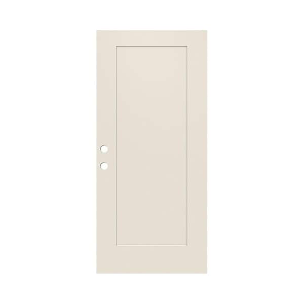 JELD-WEN 36 in. x 79 in. 1-Panel Craftsman Primed Steel Front Door Slab
