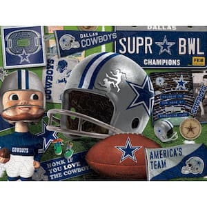 YouTheFan NFL New England Patriots Wooden Retro Series Puzzle