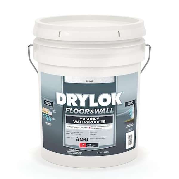 5 gal. Clear Interior/Exterior Floor and Wall Basement and Masonry Waterproofer