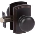 Italian Collection Santo Edged Oil-Rubbed Bronze Hall/Closet Door Knob
