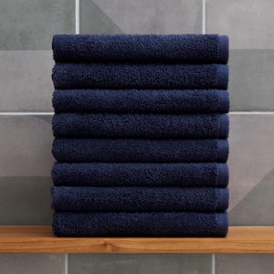 Cotton 8-Piece Midnight Hand Towel Set