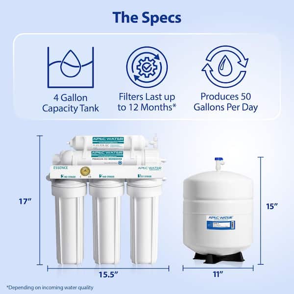 APEC Water Systems Essence Premium Quality 5-Stage Under-Sink