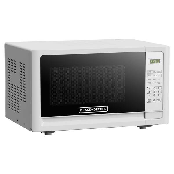 BLACK+DECKER 1.1 Cu. Ft. 1000 Watt Black Countertop Microwave Oven  EM031MFOP1 - The Home Depot
