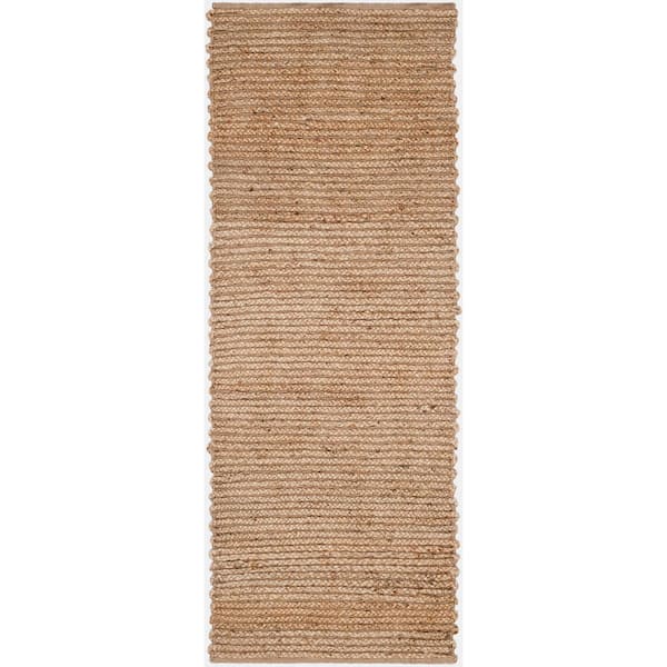 Cape Cod Natural 2 ft. x 16 ft. Solid Runner Rug