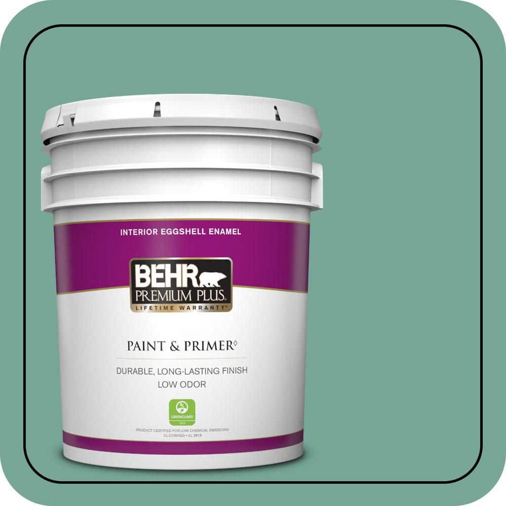 5 gal. #MQ6-38 Patina Eggshell Enamel Low Odor Interior Paint & Primer price history on PriceWatchPro
