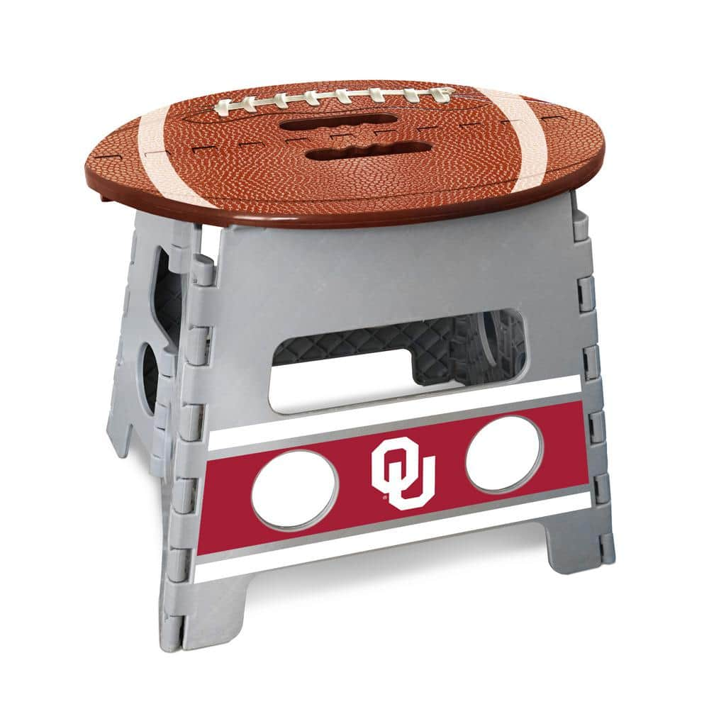 FANMATS NCAA University of Oklahoma Plastic Folding Step Stool