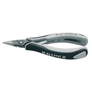 5-1/4 in. Precision Electronics Pliers-Half Round Tips with ESD Handles
