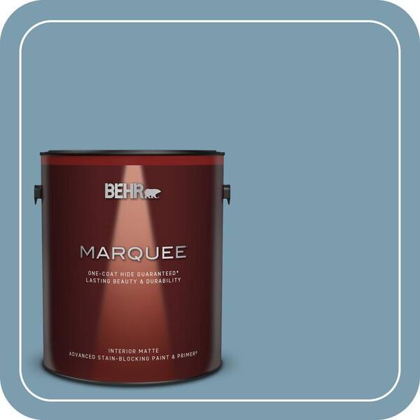 BEHR MARQUEE 1 gal. #550F-4 Cool Dusk Matte Interior Paint & Primer