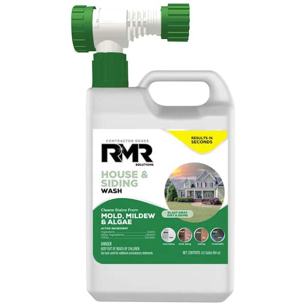 64 oz. Siding and House Wash Outdoor Stain Remover for Mold, Mildew, and Algae with Hose-End Adapter