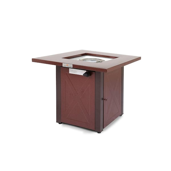 Utopia 4niture Dianne Metal Outdoor Dining Coffee Tables with Lid and Lava Rock