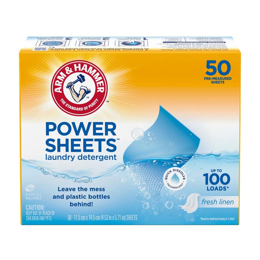 Fresh Linen High Efficiency Laundry Detergent Sheets