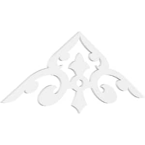 1 in. x 72 in. x 24 in. (8/12) Pitch Whitman Gable Pediment Architectural Grade PVC Moulding