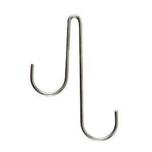 Handcrafted 7.25 in. Stainless Steel Double Level Hook (6 Pack)
