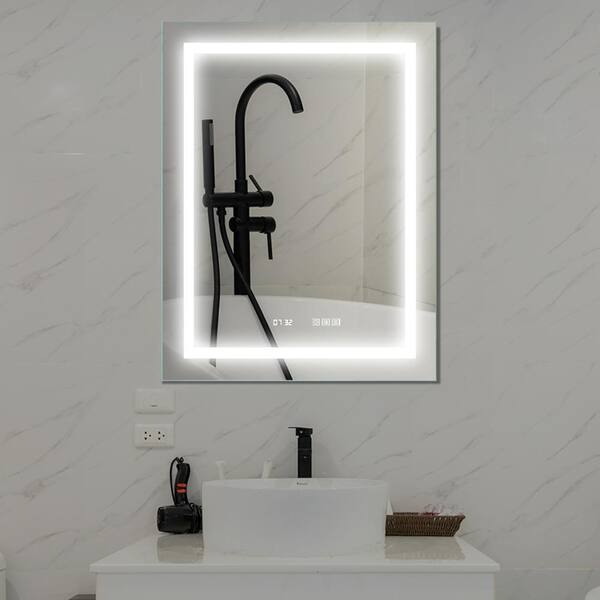 bathroom mirrors with radio and light