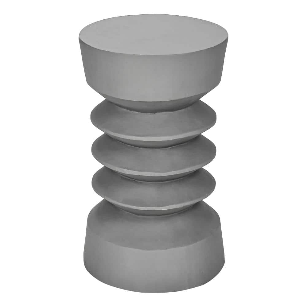 22.25 in  Grey Modern  Contemporary Outdoor Side Table for patio price history on PriceWatchPro