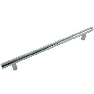Melrose 8.82 in. (224 mm) Center-to-Center Polished Chrome Steel Modern Dual Mount Drawer Pull