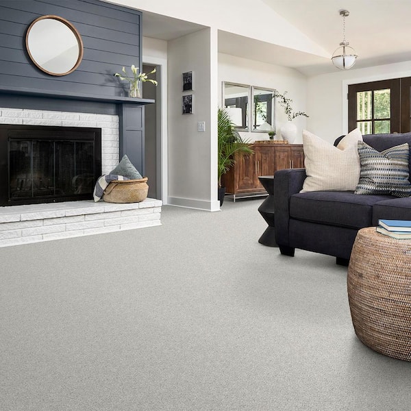 Alpine - Purity - Beige 17.3 oz. Polyester Texture Carpet - Installation Required