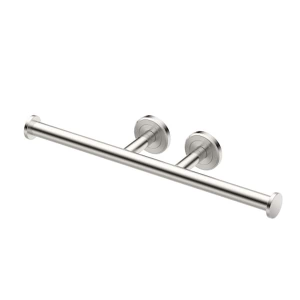 Gatco Latitude II Double Euro Toilet Paper Holder in Satin Nickel 4293A ...