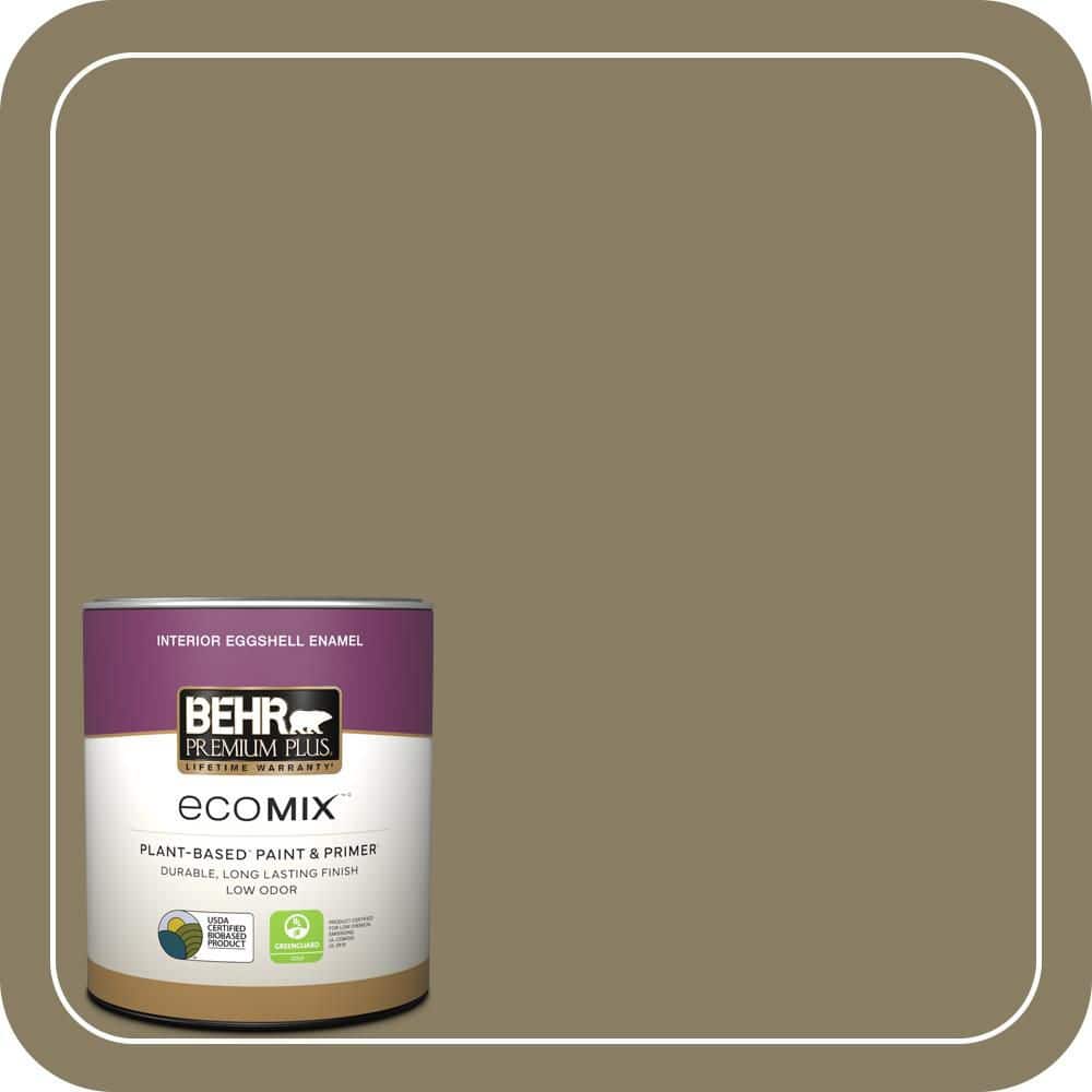 1 qt. #N330-6 Lagoon Moss Eggshell Enamel EcoMix Plant-Based Interior Paint & Primer price history on PriceWatchPro