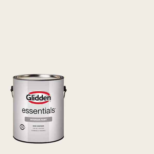 Glidden Essentials 1 gal. PPG1053-1 Cow's Milk Semi-Gloss Interior Paint