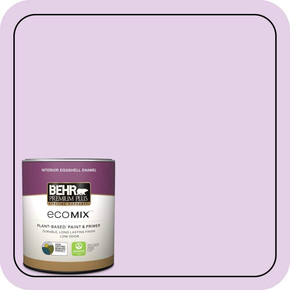 1 qt. #P100-2 Sweet Romance Eggshell Enamel EcoMix Plant-Based Interior Paint & Primer price history on PriceWatchPro