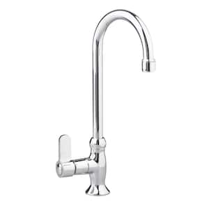 Heritage Single-Handle Bar Faucet with Metal Lever Handles in Chrome
