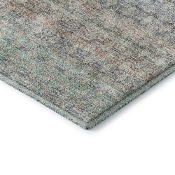 Mayfield Premium Machine Washable Abstract AMF2158 Beige 10 ft. x 14 ft. Area Rug