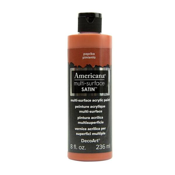 DecoArt Americana 8 oz. Paprika Satin Multi-Surface Acrylic Paint