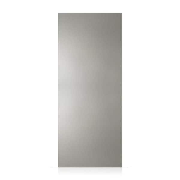 30 in. x 88 in. Metallic Silver Flush Hollow Core Composite Interior Door Slab