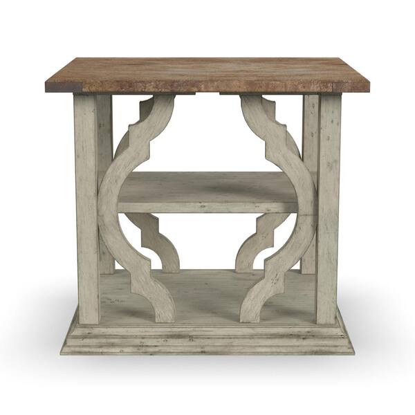 Distressed off 2024 white end tables