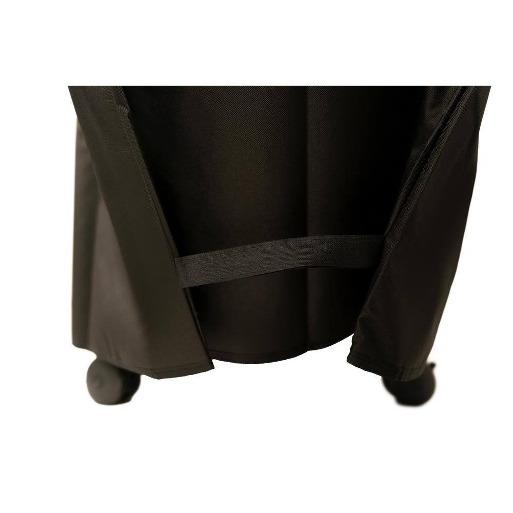 Monument 51-Inch Black Nylon PVC Gas Grill Cover