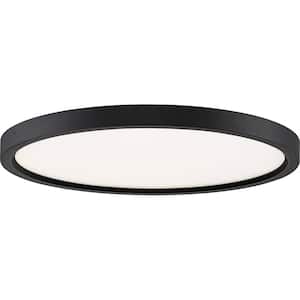 Outskirts 15 in. Oil Rubbed Bronze LED Flush Mount