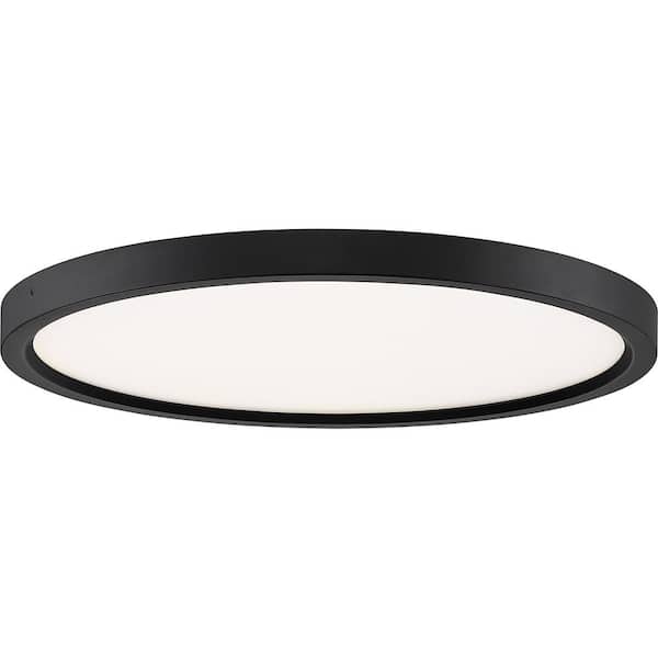 Quoizel Outskirts 15 in. Oil Rubbed Bronze LED Flush Mount