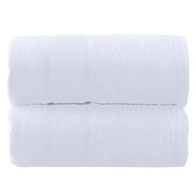 Becky Cameron 4-Piece Light Blue Ultra Soft Cotton Bath Towel Set  IH-TO520-4PK-LB - The Home Depot