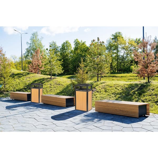 Alpine Industries 40 Gal. Cedar Steel All-Weather Commercial