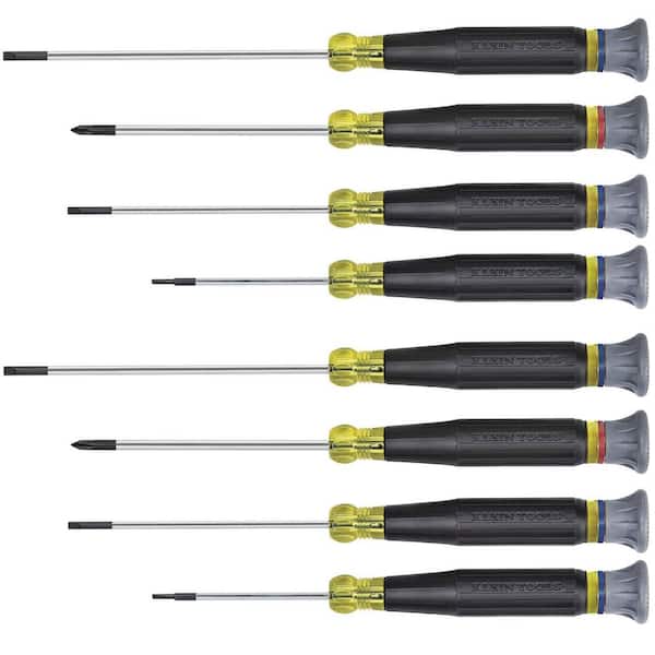 Precision Screwdriver Set, Slotted, Phillips, and TORX 8-Piece