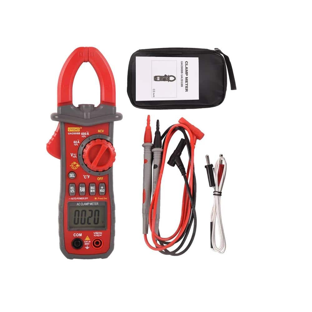 Etokfoks 6000 Counts Digital Clamp Meter TRMS with UA2008BClamp ...