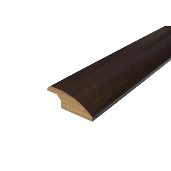 ROPPE Horizon 0.38 in. T x 2 in. W x 78 in. L Low Gloss Overlap Wood Reducer