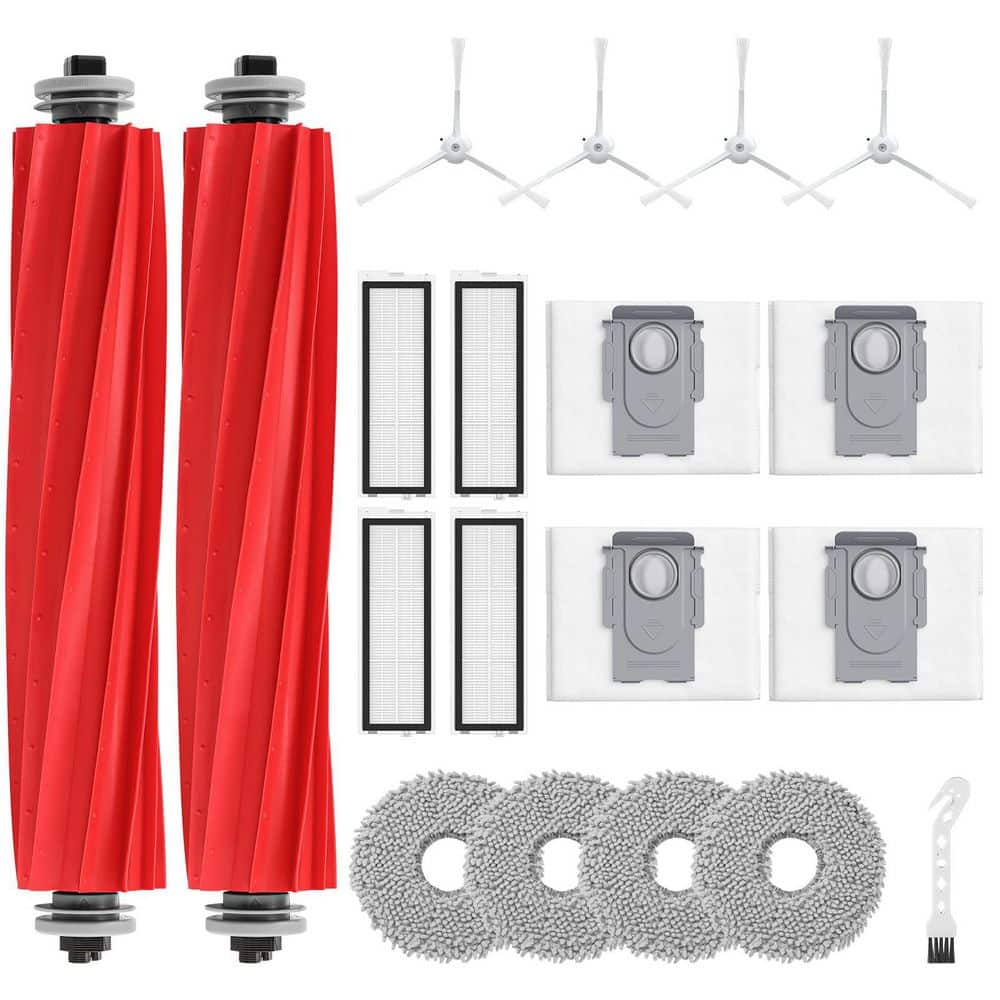 Vacuum Cleaner Replacement Parts Kit 19-Pack for S Pro MaxV Robot Mop Dust Bags HEPA Filters Brushes price history on PriceWatchPro