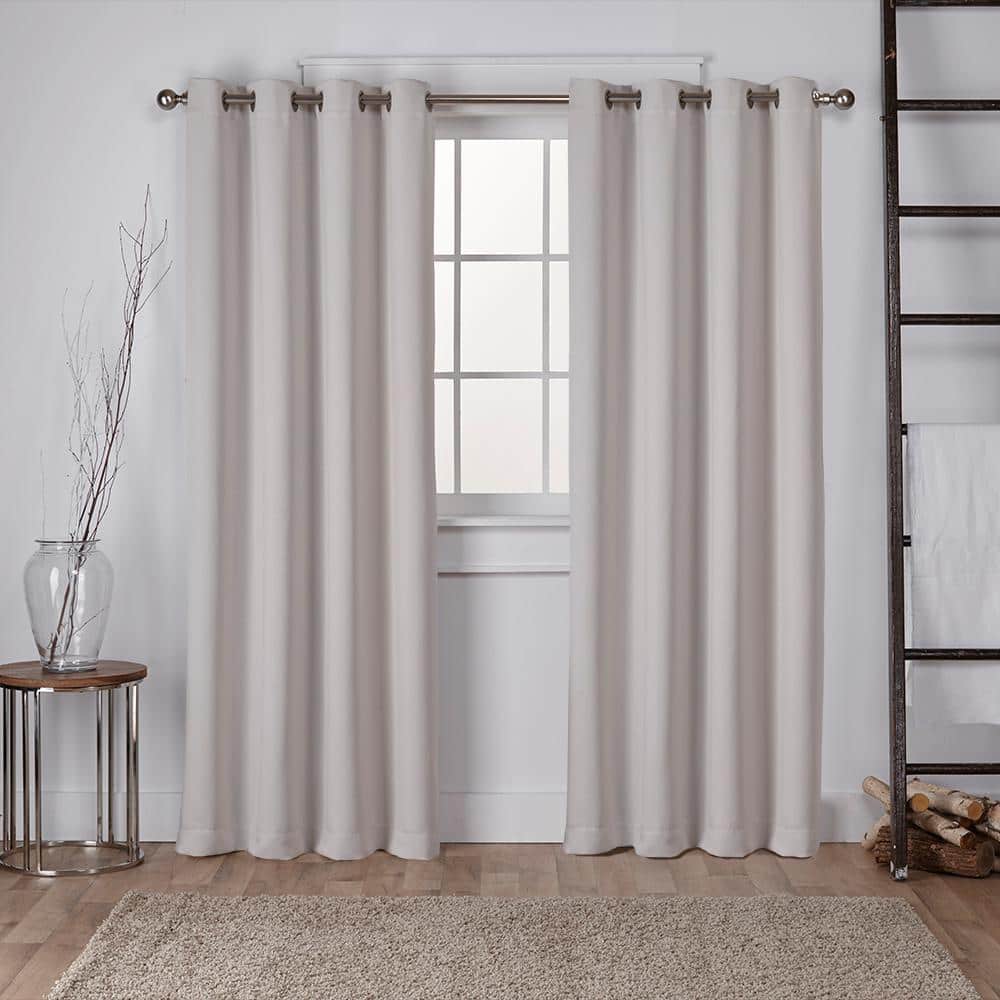 Set of 2 Heavy Weight Minimalist Blackout Curtains Thermal