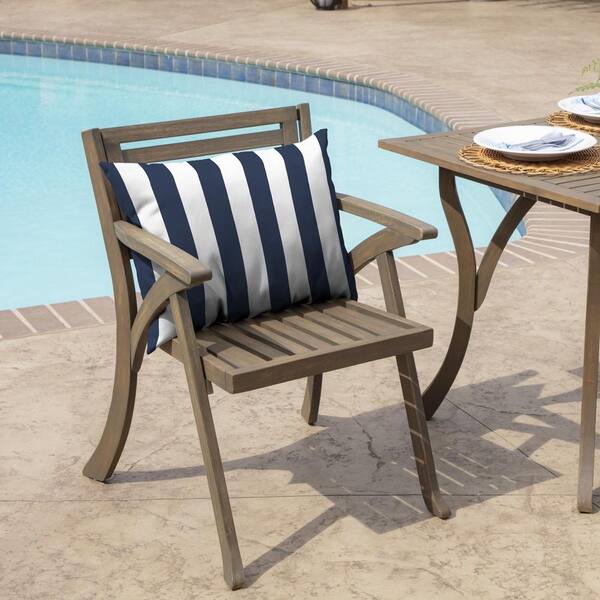ARDEN SELECTIONS Sapphire Cabana Stripe Rectangle Outdoor
