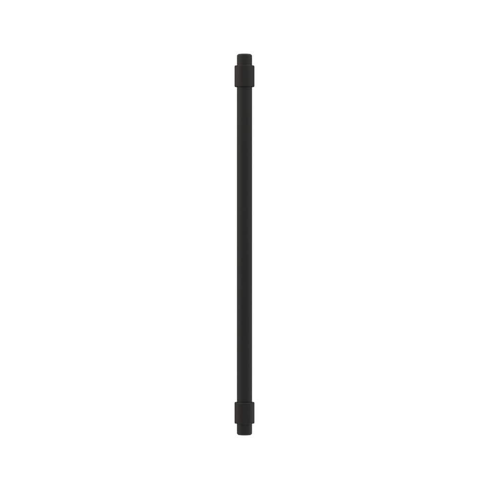 Matte Black Modern Bar Cabinet Pull with Mounting Hardware